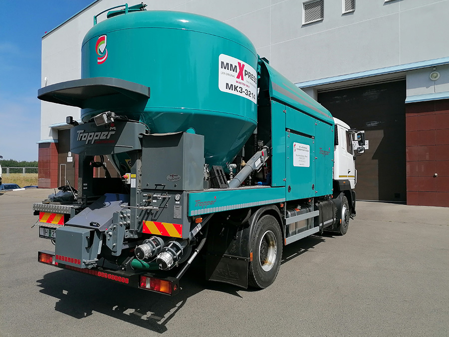 Белорусский мобильный комбикормовый завод МКЗ-3214